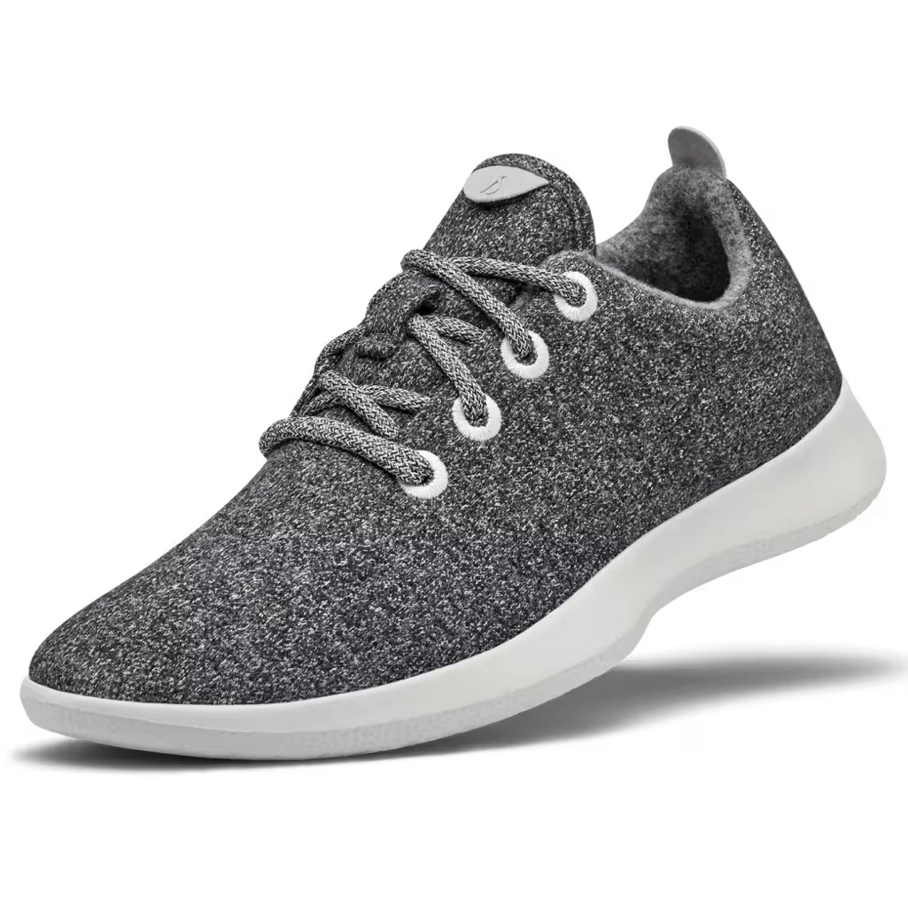 Allbirds Women's Wool Runners, Size 9, Natural Grey. Merino Wool. Washable Shoes